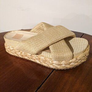 Dolce Vita Blume Raffia Sandals